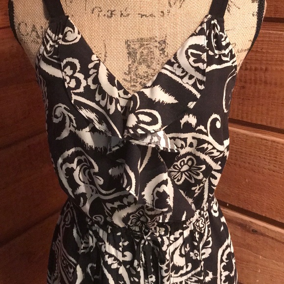 Elle black & white dress Size XS - Picture 3 of 6